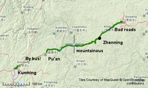 guiyang to Kunming