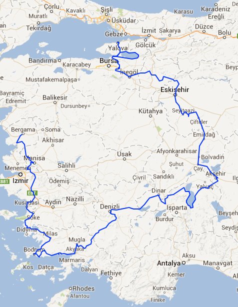 stage 2 route of turkey