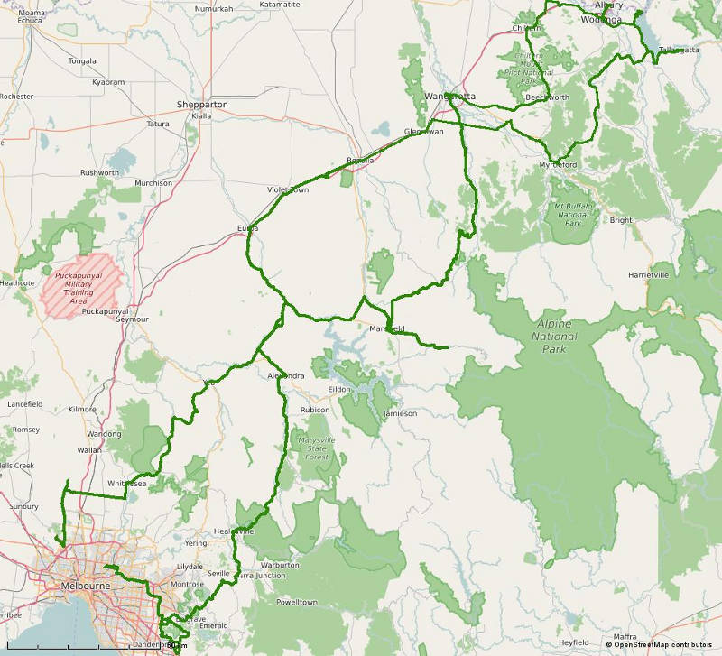 route map central victoria 2016