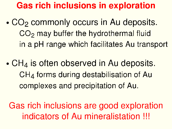 gas rich inclusions