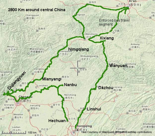cycle route in china