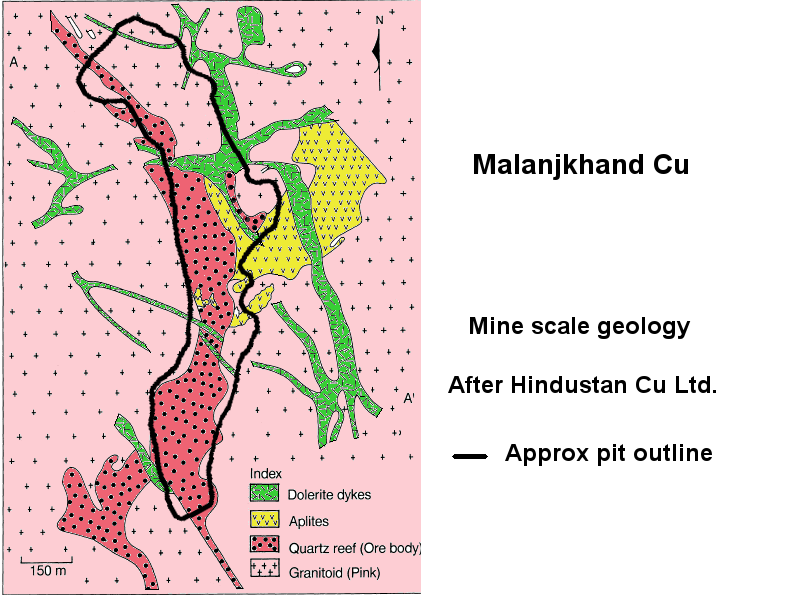malanjkhand mine geology map