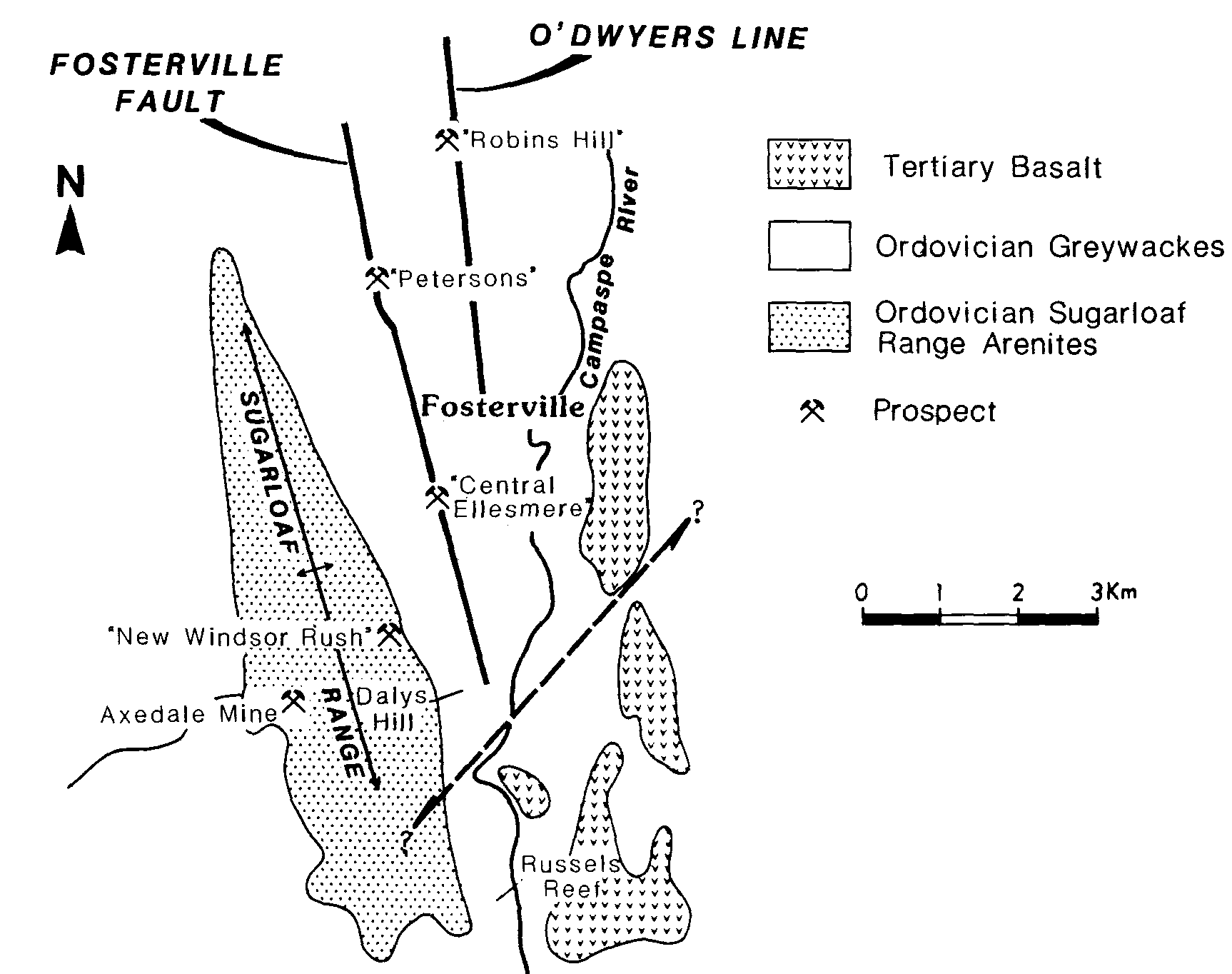 Fosterville region and geology