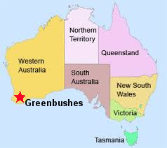 australia
          location map for greenbushes